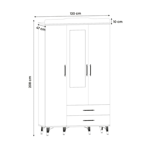 KO. 4 Kapaklı Dolap